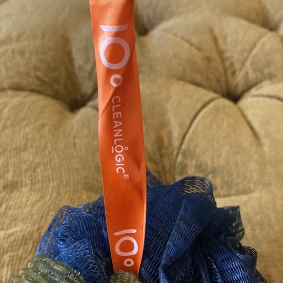 NWT Cleanlogic dual-texture mesh sport sponge. Navy and army green. - Picture 5 of 5